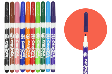 Fine Tip Fabric Markers - 10 Colors - 1 - Fabric Paints and Markers - 10doigts.com - Fabric Paints and Markers – 10doigts.fr