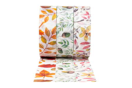 Masking Tape "Autumn" - 3 Rolls - 1 - Colored Adhesives and Masking Tape - 10doigts.com - Colored Adhesives and Masking Tape – 10doigts.fr