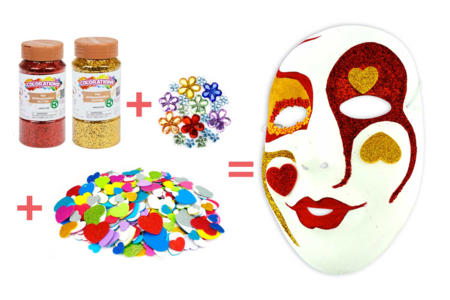 máscara de payaso adulto - Máscaras creativas para niños – 10doigts.fr