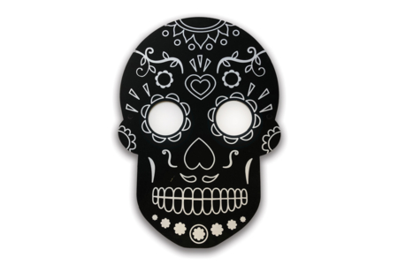 Calaveras Scratch Masks - 4 Pieces - 16 - Creative Masks for Kids - 10doigts.com - Creative Masks for Kids – 10doigts.fr
