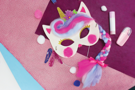 Máscaras unicornio - Actividades manuales Carnaval, Martes de Carnaval – 10doigts.fr