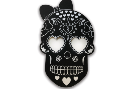 Calaveras Scratch Masks - 4 Pieces - 15 - Creative Masks for Kids - 10doigts.com - Creative Masks for Kids – 10doigts.fr