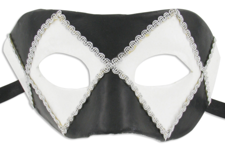 Masque Vénitien noir et blanc - Creative Masks for Kids – 10doigts.fr