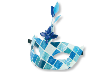 Venetian Mask "Crown" - 6 - Carnival Masks - 10doigts.com - Carnival Masks – 10doigts.fr