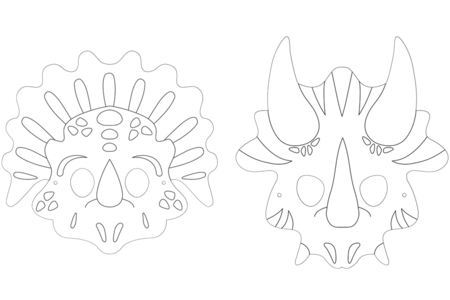 máscaras a colorir - Máscaras para colorear – 10doigts.fr