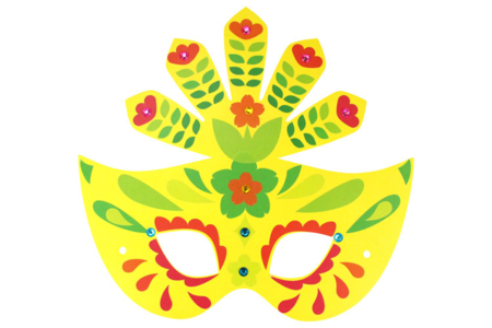 Carnival Masks Kit + Stickers - 6 Pieces - 5 - Carnival Masks - 10doigts.com - Carnival Masks – 10doigts.fr