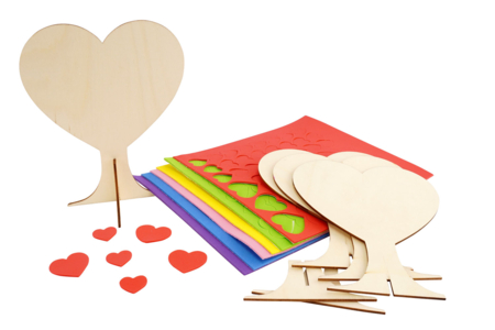 Love Trees Wood Kit - 4 Pieces - 3 - Wooden Objects for the Home - 10doigts.com - Wooden Objects for the Home – 10doigts.fr