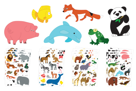 Animal Foam Stickers - Choice of Theme - 2 - Animal Stickers - 10doigts.com - Animal Stickers – 10doigts.fr