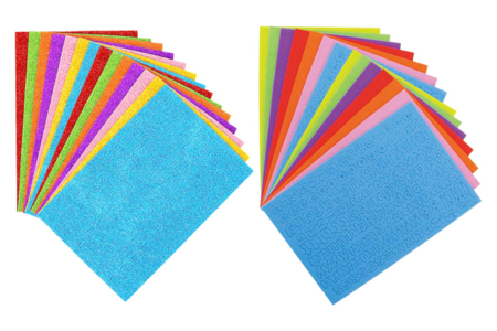 MAXI LOT de 3800 lettres adhésives - Alphabet Stickers, Messages – 10doigts.fr