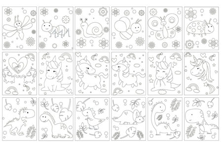 Sanding Cards, Animal Theme - 6 Cards - 2 - Colored Sand - 10doigts.com - Colored Sand – 10doigts.fr