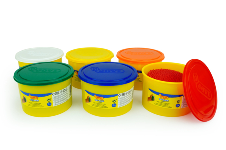 Modeling Dough (from 2 years) - 6 pots of 460 g - 2 - Baby modeling dough - 10doigts.com - Baby modeling dough – 10doigts.fr