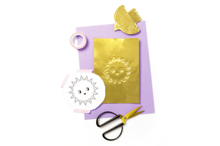 Golden Embossing Metal - 3 Sheets - 4 - Repoussé Metal - 10doigts.com - Repoussé Metal – 10doigts.fr