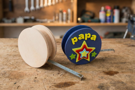 Natural Wood Tape Measure - 1 - Office Supplies - 10doigts.com - Office Supplies – 10doigts.fr