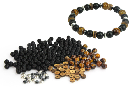 Rock'n Roll Bead Mix - 200 Beads - 1 - Neutral Tones Beads - 10doigts.com - Neutral Tones Beads – 10doigts.fr