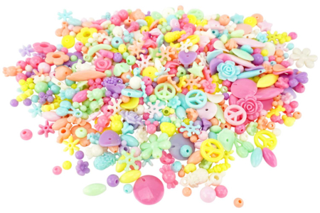 Plastic Bead Set - 350 Beads - 6 - Plastic Beads - 10doigts.com - Plastic Beads – 10doigts.fr