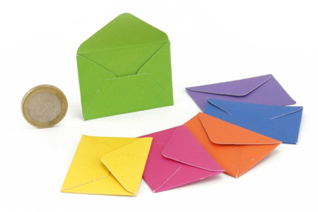 Mini Paper Envelopes - 24 Pieces - 3 - Cards - 10doigts.com - Cards – 10doigts.fr