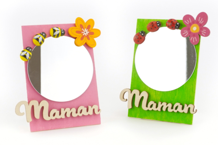 espejo regalo día de la madre - Manualidades día de la madre – 10doigts.fr