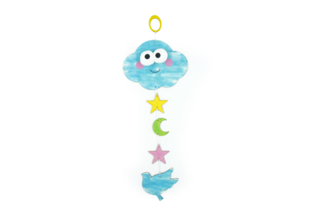Wooden Sky Mobile to Assemble - 3 - Wooden Decorative Suspensions - 10doigts.com - Wooden Decorative Suspensions – 10doigts.fr