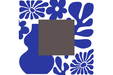 modelo maceta lápiz flores azules - Actividades manuales de dibujo: tutoriales adaptados desde la más tierna edad – 10doigts.fr