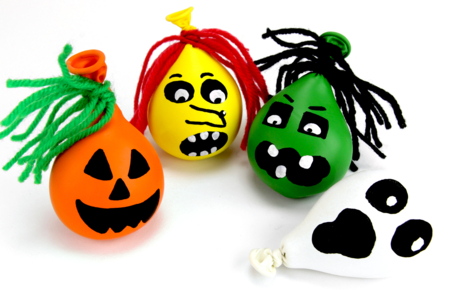Monstruos bolas anti estrés halloween - Actividades manuales Halloween – 10doigts.fr