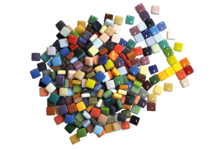 Opaque Glass Mosaics - 300 Pieces - 1 - Glass Mosaics - 10doigts.com - Glass Mosaics – 10doigts.fr