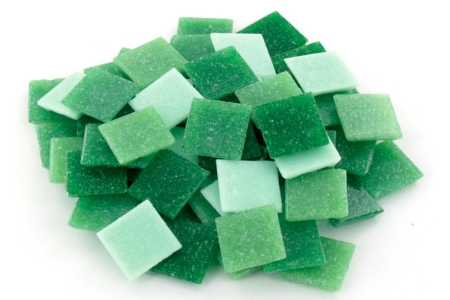 Mosaicos verdes - Mosaicos de vidrio – 10doigts.fr