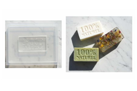 Thermoformed Mould - "100% Natural" - 1 - Soap Molds and Accessories - 10doigts.com - Soap Molds and Accessories – 10doigts.fr