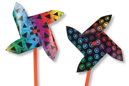 Scratch Windmill - 2 - Scratch and Punch Cards - 10doigts.com - Scratch and Punch Cards – 10doigts.fr