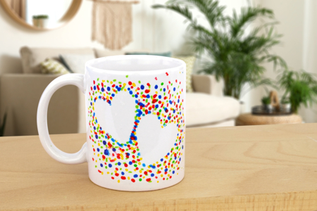 Taza de cerámica blanca - Soportes de cerámica para decorar – 10doigts.fr