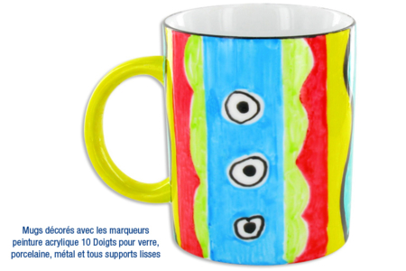 Exotic Style Mug - 1 - DIY Home Decor Crafts - 10doigts.com - Handicrafts Home Decor DIY – 10doigts.fr