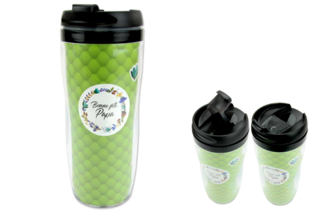 Thermal Mug with Lid - 5 - Transparent Plastic - 10doigts.com - Transparent Plastic – 10doigts.fr