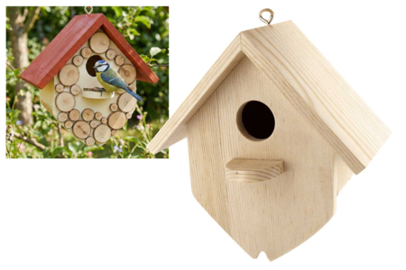 nido de madera para carbonero - Nidos, comederos de madera – 10doigts.fr
