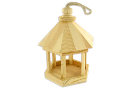 Wooden Kiosk Birdhouse - 21 cm - 5 - Wooden Birdhouses and Feeders - 10doigts.com - Wooden Birdhouses and Feeders – 10doigts.fr