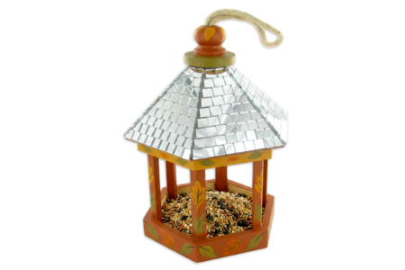 Wooden Kiosk Birdhouse - 21 cm - 2 - Wooden Birdhouses and Feeders - 10doigts.com - Wooden Birdhouses and Feeders – 10doigts.fr