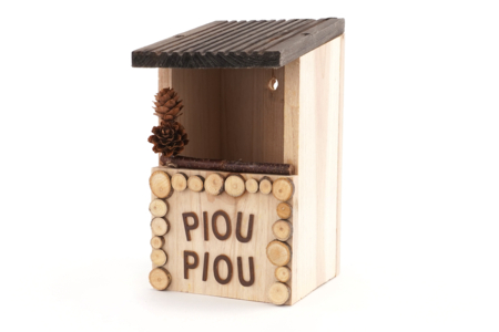 nido de aves de madera jardín - Nidos, comederos de madera – 10doigts.fr