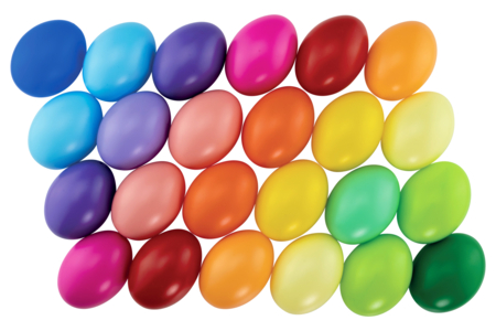 Colored Plastic Eggs - 6 cm - 1 - Creative Easter Eggs - 10doigts.com - Creative Easter Eggs – 10doigts.fr