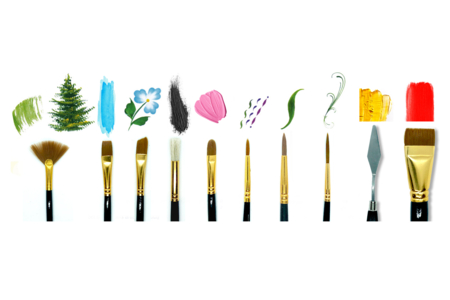 herramientas de pintura - Pinceles – 10doigts.fr