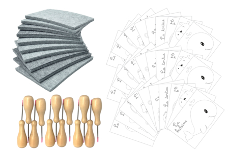 Super Punching Pack - 30 Cards + Materials - 1 - Card Making Kits - 10doigts.com - Card Making Kits – 10doigts.fr