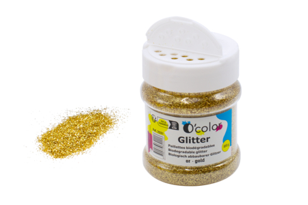 lentejuelas biodegradables doradas - Purpurina – 10doigts.fr