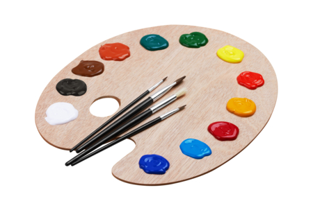 paleta de pintor de madera - Paletas y organizadores – 10doigts.fr