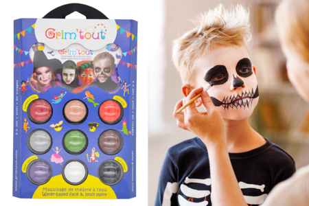 Halloween Makeup Palette - 9 Colors - 1 - Creative Makeup for Kids - 10doigts.com - Creative Makeup for Kids – 10doigts.fr