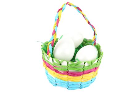 CESTA de rafia Pascua - Kits creativos de Pascua – 10doigts.fr