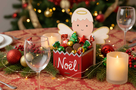 canasta ángel navidad - Cestas de Pascua – 10doigts.fr