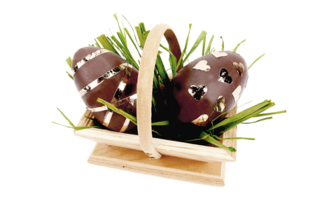 carrito huevos foil - Cestas de madera – 10doigts.fr