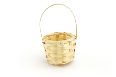 Mini Woven Straw Effect Baskets - 6 Pieces - 6 - Wooden Baskets - 10doigts.com - Wooden Baskets – 10doigts.fr