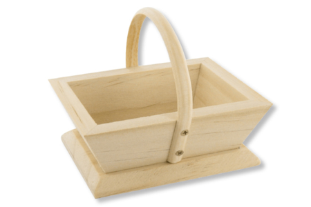 Cesta de vendimia de madera - Cestas de madera – 10doigts.fr