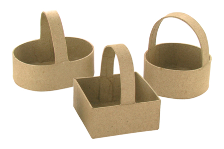 Paper Mâché Basket - 4 - Easter Baskets - 10doigts.com - Easter Baskets – 10doigts.fr