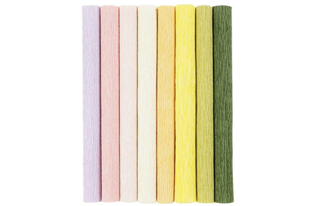 papel crepé pastel - Flores de papel crepé para manualidades: crea ramos duraderos – 10doigts.fr