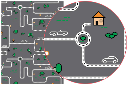 Papel Décopatch Circuit auto - 3 hojas N° 907 - Papel DECOPATCH – 10doigts.fr