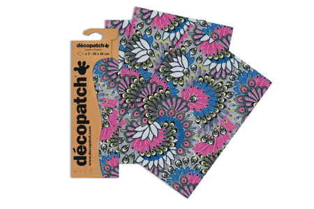 Decopatch Paper Rosettes - 3 Sheets No. 538 - 2 - Decopatch Papers - 10doigts.com - Decopatch Papers – 10doigts.fr